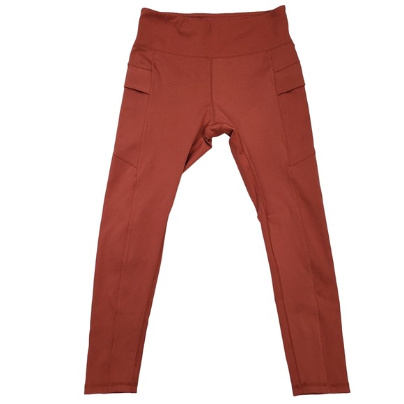 Freely Pants - Freely Women's High Waist Leggings Two Side Pockets With Flaps Workout Large